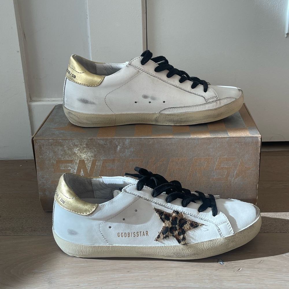 Golden Goose Superstar Genuine Calf Hair Sneaker